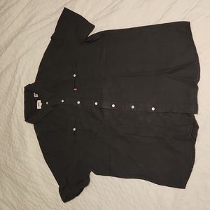 Button down Levi's shirt, size L, black